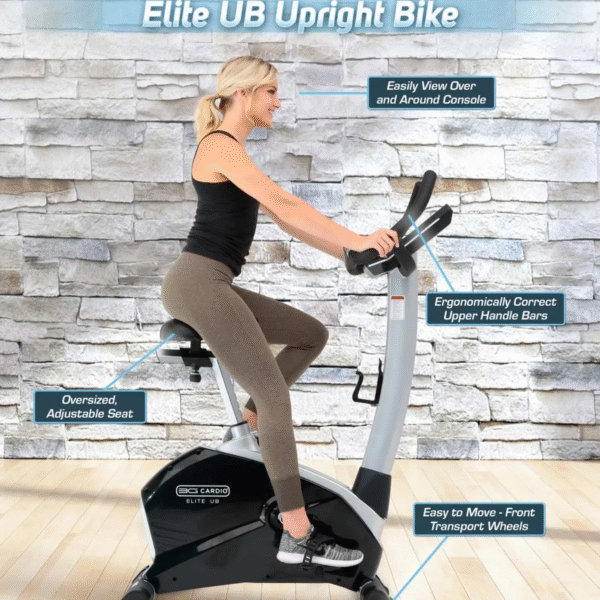 3G Cardio Elite UB Upright Bike - Image 4
